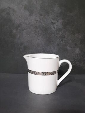 Vintage Retroneu Imperial Platinum Creamer with Platinum band accent